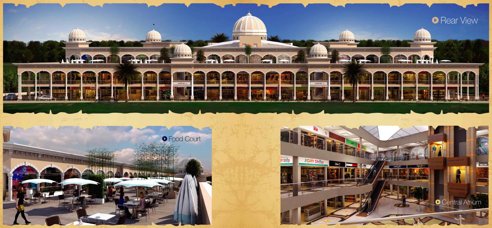 Rear View & Food Court